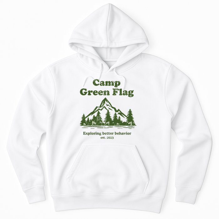 Camp Green Flag Exploring Better Behavior Est 2023 Hoodie