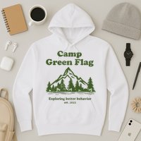 Camp Green Flag Exploring Better Behavior Est 2023 Hoodie