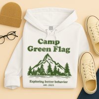 Camp Green Flag Exploring Better Behavior Est 2023 Hoodie