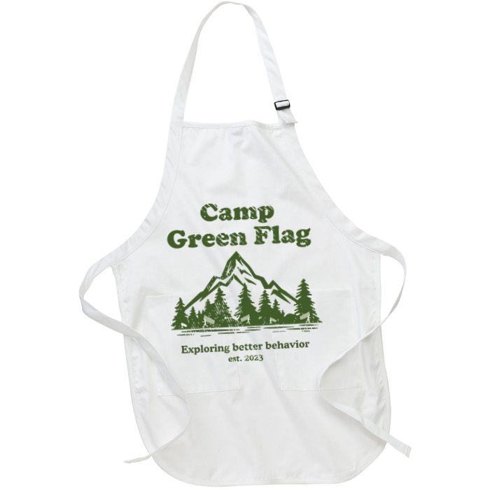 Camp Green Flag Exploring Better Behavior Est 2023 Apron