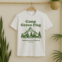 Camp Green Flag Exploring Better Behavior Est 2023 T-Shirt