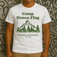 Camp Green Flag Exploring Better Behavior Est 2023 T-Shirt