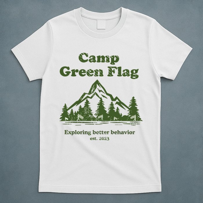 Camp Green Flag Exploring Better Behavior Est 2023 T-Shirt