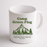 Camp Green Flag Exploring Better Behavior Est 2023 Mug