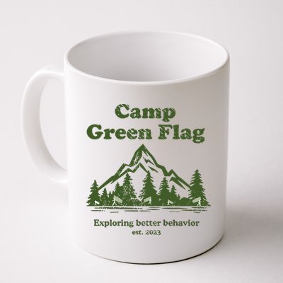 Camp Green Flag Exploring Better Behavior Est 2023 Mug