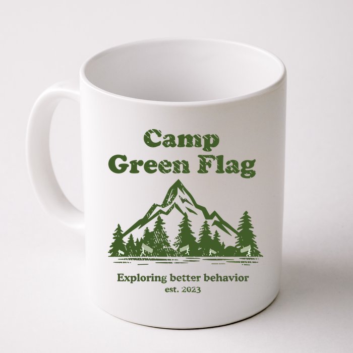 Camp Green Flag Exploring Better Behavior Est 2023 Mug
