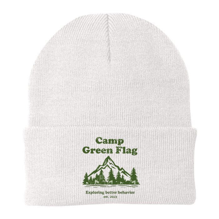 Camp Green Flag Exploring Better Behavior Est 2023 Beanie