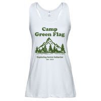 Camp Green Flag Exploring Better Behavior Est 2023 Ladies Essential Flowy Tank