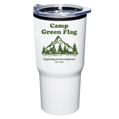 Camp Green Flag Exploring Better Behavior Est 2023 Tumbler