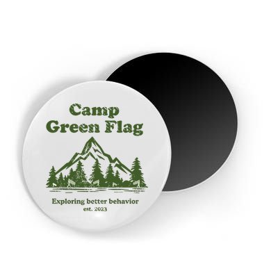 Camp Green Flag Exploring Better Behavior Est 2023 Magnet