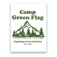 Camp Green Flag Exploring Better Behavior Est 2023 Poster