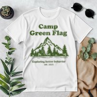 Camp Green Flag Exploring Better Behavior Est 2023 Premium T-Shirt