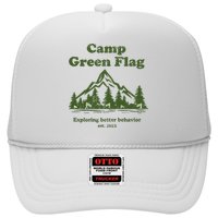 Camp Green Flag Exploring Better Behavior Est 2023 Trucker Hat