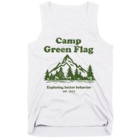 Camp Green Flag Exploring Better Behavior Est 2023 Tank Top