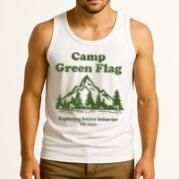 Camp Green Flag Exploring Better Behavior Est 2023 Tank Top