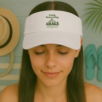Camp Green Flag Exploring Better Behavior Est 2023 Valucap Bio-Washed Visor