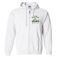 Camp Green Flag Exploring Better Behavior Est 2023 Full Zip Hoodie