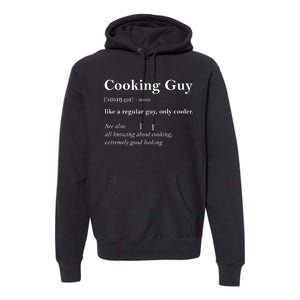 Cooking Guy Funny Definition Premium Hoodie