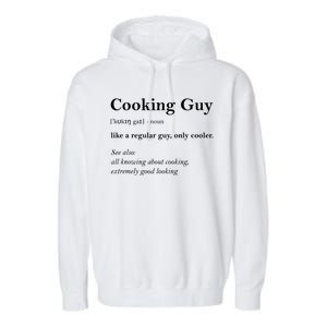 Cooking Guy Funny Definition Garment-Dyed Fleece Hoodie