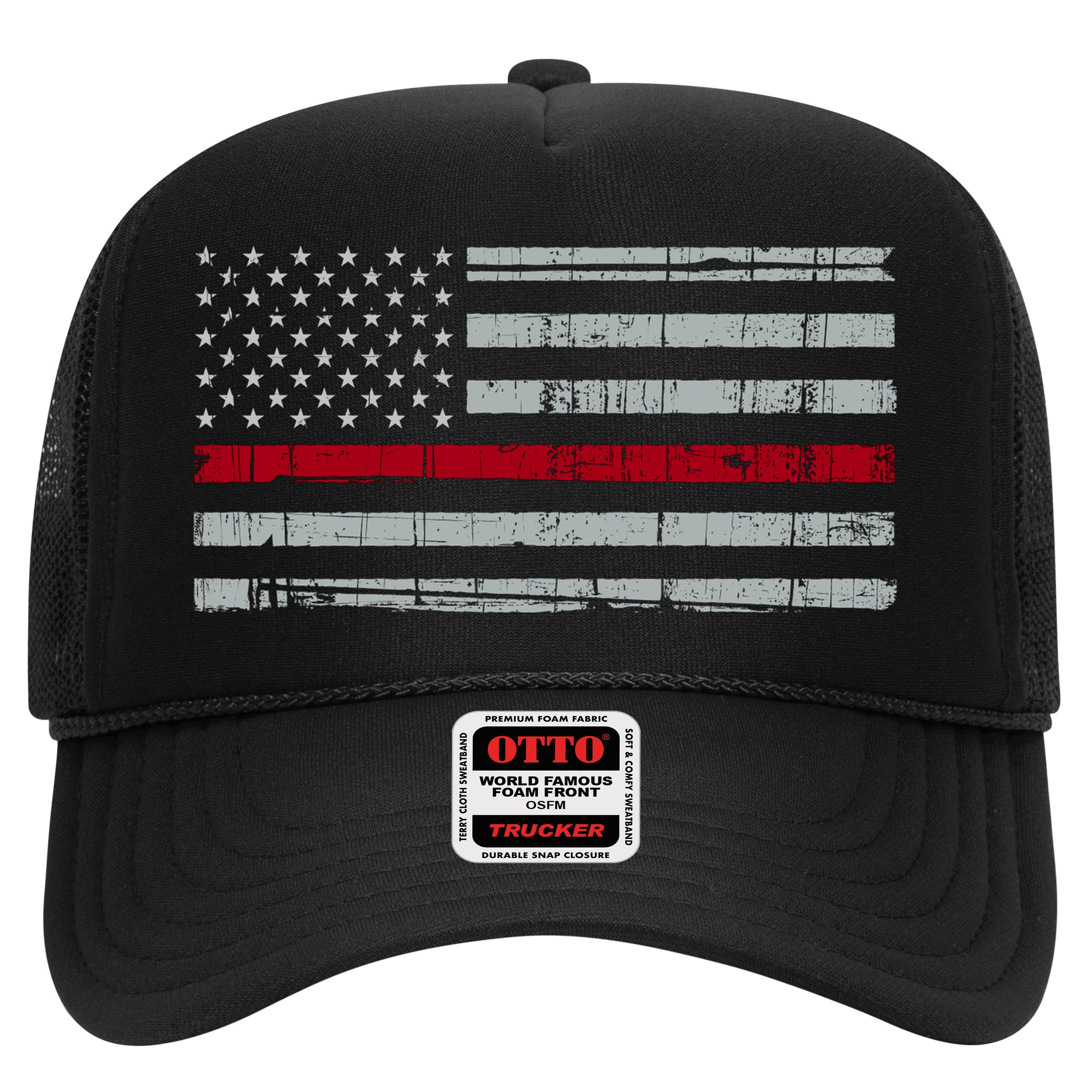 Cool Gift Firefighter Thin Red Line Flag Hat