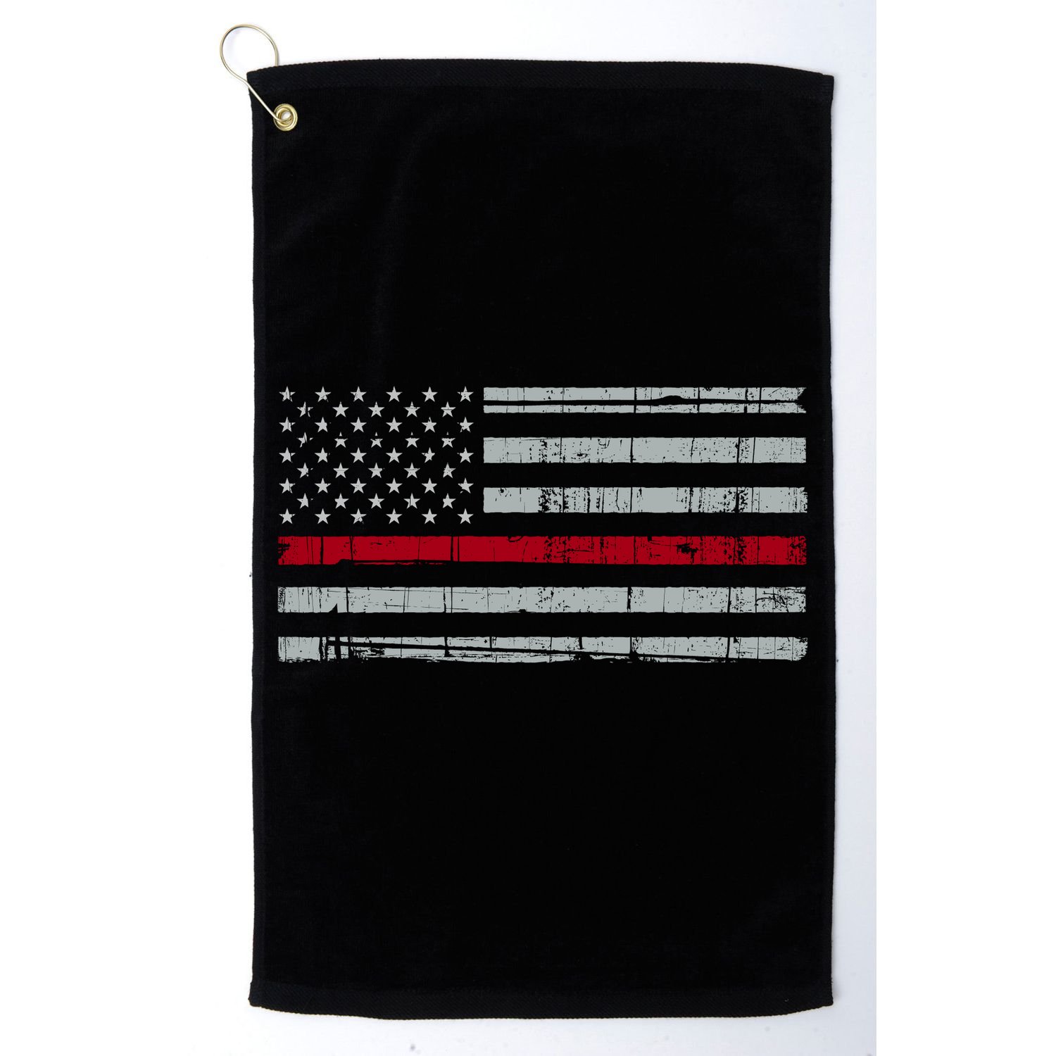 Cool Gift Firefighter Thin Red Line Flag Golf Towel