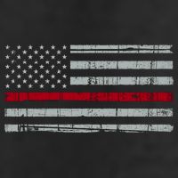 Cool Gift Firefighter Thin Red Line Flag Golf Towel