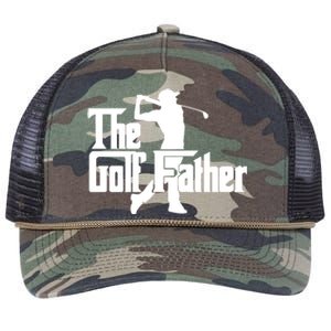 Cool Golf Father Retro Rope Trucker Hat Cap