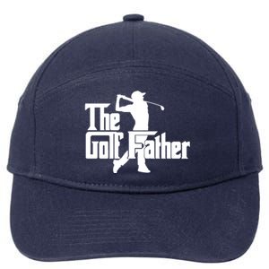 Cool Golf Father 7-Panel Snapback Hat