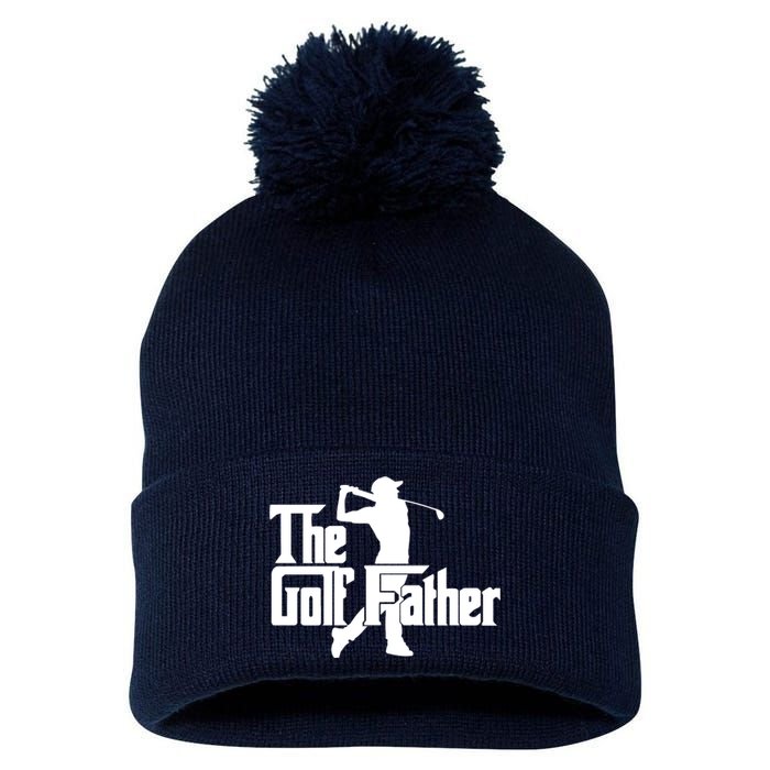 Cool Golf Father Pom Pom 12in Knit Beanie