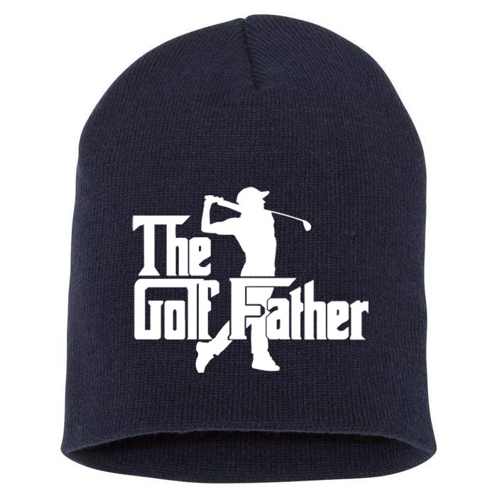 Cool Golf Father Short Acrylic Beanie