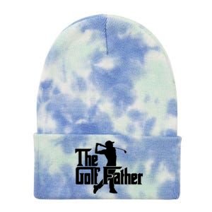 Cool Golf Father Tie Dye 12in Knit Beanie