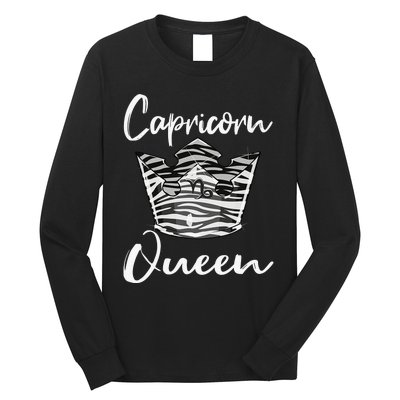 Capricorn Gifts Funny Dec Jan Birthday Astrology Zodiac Sign Long Sleeve Shirt