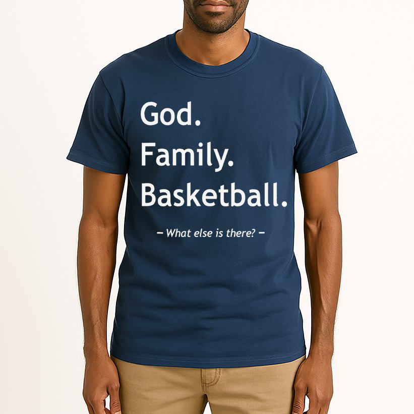 Christian God Family Basketball Jesus Christ Christianity Tall T-Shirt