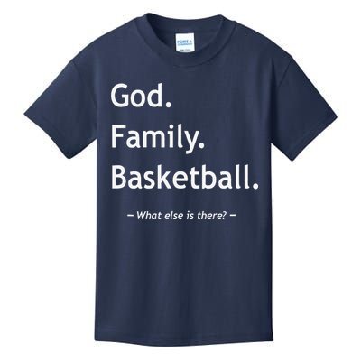 Christian God Family Basketball Jesus Christ Christianity Kids T-Shirt