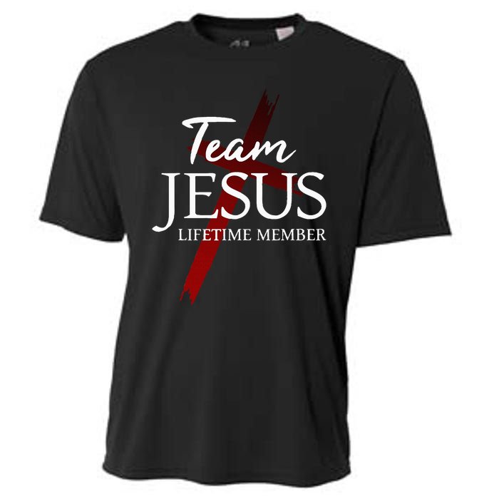 Christian God Faith Lifetime Member Team Jesus Cooling Performance Crew T-Shirt