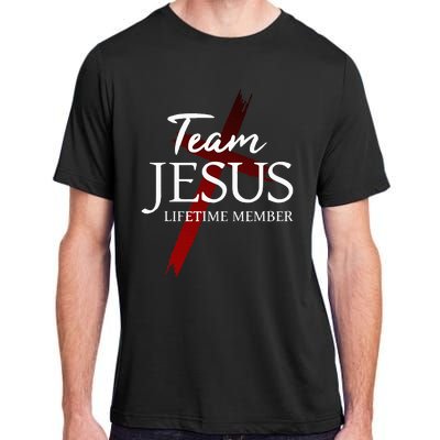 Christian God Faith Lifetime Member Team Jesus Adult ChromaSoft Performance T-Shirt