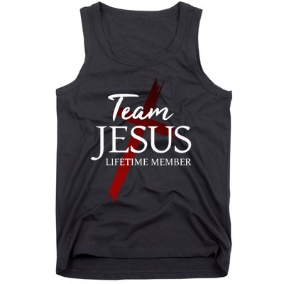 Christian God Faith Lifetime Member Team Jesus Tank Top