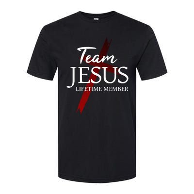 Christian God Faith Lifetime Member Team Jesus Softstyle CVC T-Shirt