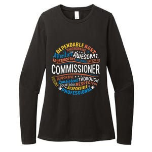 Commissioner Gifts Funny Appreciation Week Womens CVC Long Sleeve Shirt