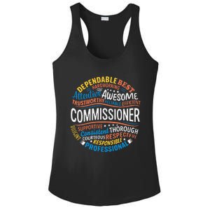 Commissioner Gifts Funny Appreciation Week Ladies PosiCharge Competitor Racerback Tank