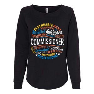 Commissioner Gifts Funny Appreciation Week Womens California Wash Sweatshirt