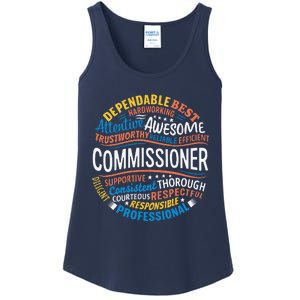 Commissioner Gifts Funny Appreciation Week Ladies Essential Tank