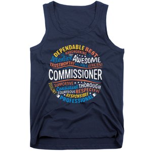 Commissioner Gifts Funny Appreciation Week Tank Top