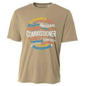 Commissioner Gifts Funny Appreciation Week Cooling Performance Crew T-Shirt