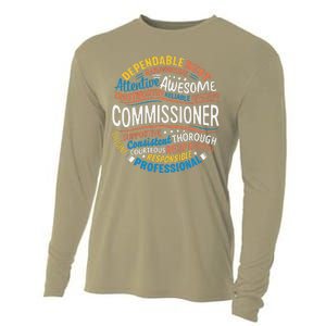 Commissioner Gifts Funny Appreciation Week Cooling Performance Long Sleeve Crew