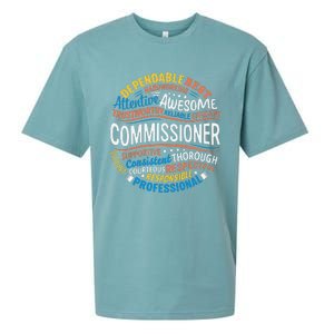 Commissioner Gifts Funny Appreciation Week Sueded Cloud Jersey T-Shirt