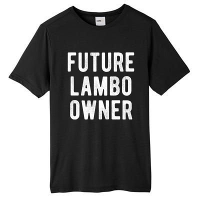 Cryptocurrency Gift Future Lambo Owner Funny Bitcoin Meaningful Gift Tall Fusion ChromaSoft Performance T-Shirt