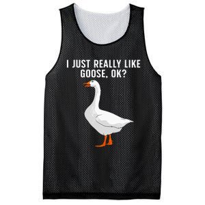 Cute Goose For Men Women Waterfowl Bird Goose Lover Mesh Reversible Basketball Jersey Tank