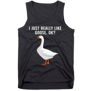 Cute Goose For Men Women Waterfowl Bird Goose Lover Tank Top