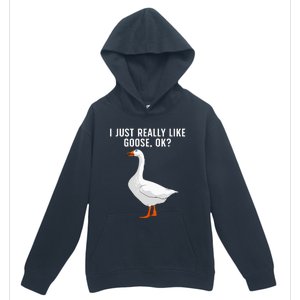 Cute Goose For Men Women Waterfowl Bird Goose Lover Urban Pullover Hoodie